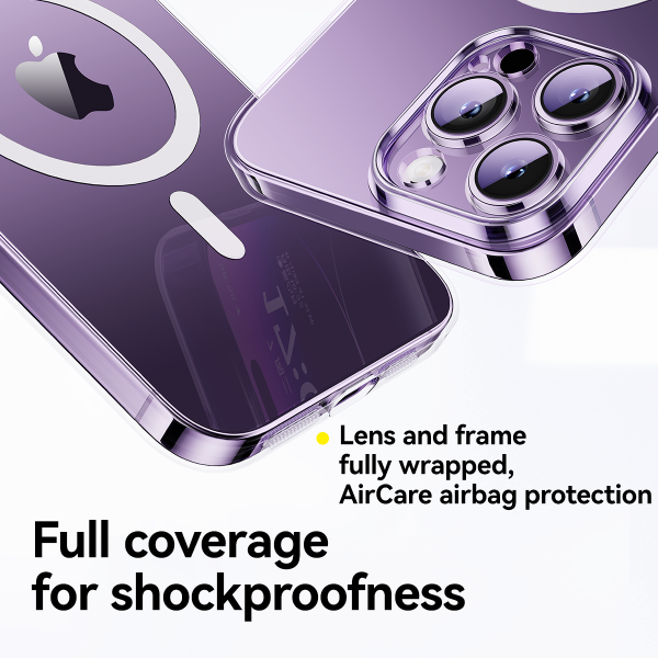 Baseus Lucent Magnetic Series Transparent Case for iPhone - Image 6