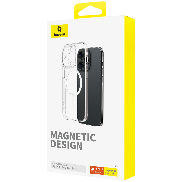 Baseus Lucent Magnetic Series Transparent Case for iPhone - Image 8
