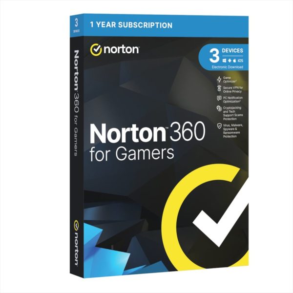 Norton 360 for Gamers 50GB - 3 Devices (Physical Package)